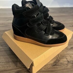 Steve Madden Black High-Top Sneakers